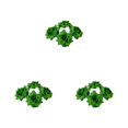 thumbnail image 1 of Decodeary 50pieces Low Maintenance Soft Texture Fabric For Albums And Decorations Realistic Appearance Fiber Wide Application Deep Green 4.5cm 3Set, 1 of 6
