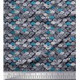thumbnail image 1 of Soimoi Poly Georgette Fabric Tribal African Printed Fabric 1 Yard 52 Inch Wide, 1 of 3