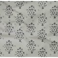 thumbnail image 1 of oneOone Silk Tabby Fabric Floral Block Print Fabric BTY 42 Inch Wide, 1 of 2