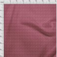 thumbnail image 3 of oneOone Cotton Silk Carmine Red Fabric Geometric Bandhani Craft Projects Decor Fabric Printed By The Yard 42 Inch Wide, 3 of 4