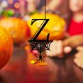 thumbnail image 4 of Spider Halloween Decoration Hang Tag Set with 26 Iron Letters 5.3 cm x 9 cm, Black Rope Included, 4 of 4