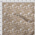 thumbnail image 4 of oneOone Silk Tabby Tan Fabric Florals Craft Projects Decor Fabric Printed By The Yard 42 Inch Wide, 4 of 4