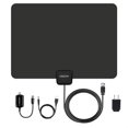 thumbnail image 1 of S108 50 Miles HD Digital Indoor TV Antenna - Black US Plug, 1 of 7