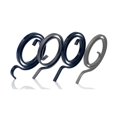 thumbnail image 2 of Lefu 5pcs Poignée de Porte Ressorts Levier de Porte Loquet de Remplacement Bobine Torsion, 2 of 6