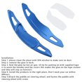 thumbnail image 4 of Volant de Levier de Vitesse pour Subaru Forester Outback Toyota Aluminium Bleu, 4 of 12