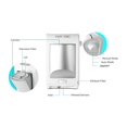 thumbnail image 1 of EyeVac PRO Aspirateur Stationnaire Sans Contact - Aspirateur Professionnel de 1400 Watts avec Capteurs Infrarouges Actifs, Filtration Haute Efficacité, Bac Sans Sac (Design White), 1 of 5