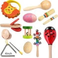thumbnail image 3 of 11Pcs Kids Baby Musical Instruments Set Montessori Toys For 3 4 5 6 Years Old Children Early Educational Brinquedos Infantil, 3 of 6