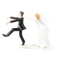 thumbnail image 3 of Resin Figurine Wedding Cake Topper for Reluctant Grooms, 3 of 8
