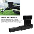 thumbnail image 3 of Adaptateur d'Attelage Double, Adaptateur d'Attelage de Remorque Rouille Portable 2 Pouces Revêtement en Poudre Noire en Acier Allié pour RV, 3 of 8
