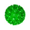 thumbnail image 1 of Novelty Lights LED 6in 50 Light Starlight Sphere, Green, Ornament Ball Light, 5ft Hanging Cord with S Hook, 12ft Power Cord with Stackable Plug, Commercial Grade, 1 of 8