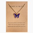 thumbnail image 1 of Purple Butterfly Pendant necklace, 1 of 3