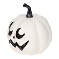 thumbnail image 2 of White Pumpkin w/ LED - 5 inches, 2 of 5