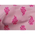 thumbnail image 4 of oneOone Cotton Poplin Fabric Leaves & Floral Block Printed Craft Fabric BTY 42 Inch Wide, 4 of 4