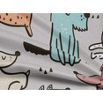 thumbnail image 5 of oneOone Rayon Light Gray Fabric Dog Cartoon Sewing Material Print Fabric By The Yard 56 Inch Wide-PR, 5 of 5