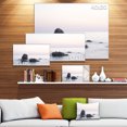 thumbnail image 3 of Roches dans la Mer Noir et Blanc - Impression sur Toile Bord de Mer, 3 of 4