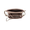thumbnail image 3 of CTM®  Leather Shoulder Bag Purse with Side Organizer (Women's), 3 of 3