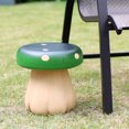 thumbnail image 2 of hometrends 11" Orange Mushroom Stool, 2 of 3