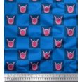 thumbnail image 1 of Soimoi Rayon Fabric Square & Floral Artistic Fabric Prints By Yard 42 Inch Wide, 1 of 1