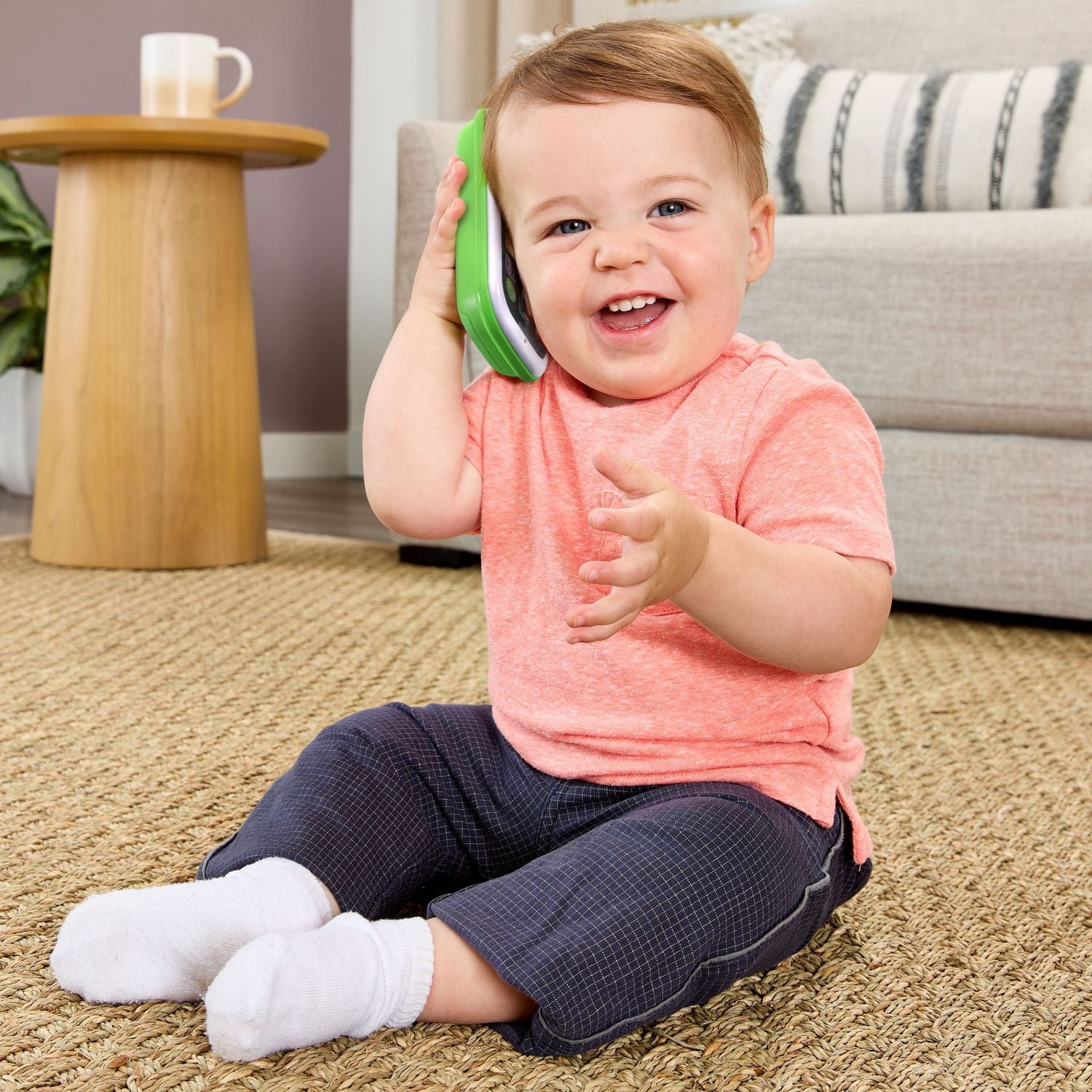 LeapFrog Téléphone Allô Bébé Messages magiques avec le français et le mandarin - Version anglaise