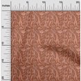thumbnail image 1 of oneOone Silk Tabby Fabric Leaves & Floral Block Decor Fabric Printed BTY 42 Inch Wide, 1 of 4