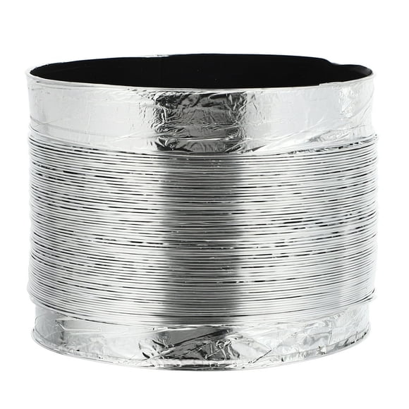 LEEYNEER Tuyau d'Aération de Sécheuse en Papier D\'aluminium, Conduit Flexible - Argent