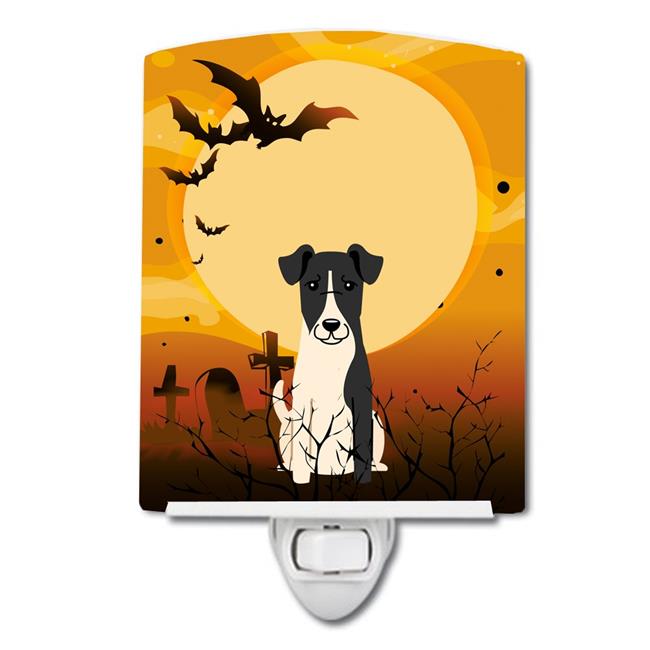 Carolines Treasures BB4364CNL Halloween Smooth Fox Terrier Ceramic Night Light