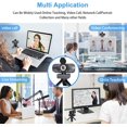 thumbnail image 3 of Webcam with Microphone for Desktop, 1080P HD USB Computer Cameras with Privacy Cover&Webcam Tripod, Streaming Webcam with Flexible Wide Angle Webcam, 3 of 5