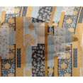 thumbnail image 5 of oneOone Tissu Viscose Chiffon Jaune Moutarde Matériel de Robe Floral Tissu Imprimé Tissu au Mètre 42 Pouces de Large, 5 of 5