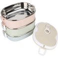 thumbnail image 1 of Boxes, Thermal Insulated Hot Food Lunch Containers, Stainless Steel Insulated Thermal Food Container, Student Portable Hot Food Warmer Lunch Box Accessories (3 Layers), 1 of 8