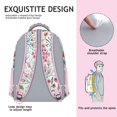 thumbnail image 2 of Summer Tropical Floral Backpack - Stylish Lightweight Daypack for Commuters, 2 of 6