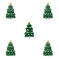 thumbnail image 2 of Ruiboury Party Decor Essential Christmas Foil Balloons With Exquisite Patterns Balloon Christmas Suitable For Any Places multicolor Christmas tree 5Set, 2 of 6