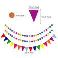 thumbnail image 4 of Yeacher Paper Fan Flowers，20pcs/Set Paper Fans Set Hanging Pinwheels Fan DIY Paper Craft for Wedding, 4 of 7