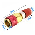 thumbnail image 2 of High/Low Side Extension R134A Quick Coupler Adapters Car Air Conditioning Fitting For A/C Manifold Gauge Set Type, 2 of 12