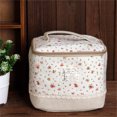 thumbnail image 1 of Meiiso Clearance Sales Today Deals Prime! Cosmetic Bag, Cotton Waterproof Portable Cooler Bag Lunch Bag Handheld Zipper Bag Cotton Storage Bag Cute, Home Textile Storage, 1*Cosmetic Bag, 1 of 7