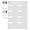 White L, variant on Barhoo Refrigerator Magnet Acrylic Fridge Calendar Planner Board Schedule Daily Planning Kitchen Family Meal Prep Message Board Magnetic Whiteboard Dry Erase Board Kitchen Organization Tool