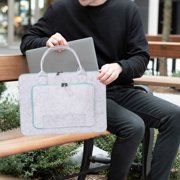 Meitianfacai Computer Bag Large Capacity Business Laptop Liner Storage Bag Colourful Laptop Liner Bag, Gray