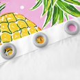 thumbnail image 3 of Erosebridal Rideaux Ananas Nature pour Salon, Rideaux et Draperies Plantes Botaniques (52x84), Déco Tropicale, 3 of 5