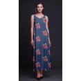 thumbnail image 3 of Bimba Rayon Floral Womens Adjustable Spaghetti Strap Long Maxi Print Dress Bohemian-Large, 3 of 5