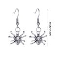 thumbnail image 2 of WREESH Halloween Earrings Retro Skull Bat Spider Earrings Distressed Earrings, 2 of 2