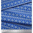 thumbnail image 2 of Soimoi Cotton Duck Fabric Aztec African Print Sewing Fabric Yard 56 Inch Wide, 2 of 3