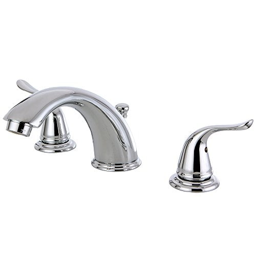 Kingston Brass Yosemite KB2961YL Widespread Two Handle Lavatory Faucet, Polished Chrome