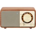 thumbnail image 3 of Sangean WR-7WL Haut-Parleur Bluetooth Mini en Armoire en Bois avec Syntoniseur FM et Entrée AUX Noyer/bois, 3 of 4