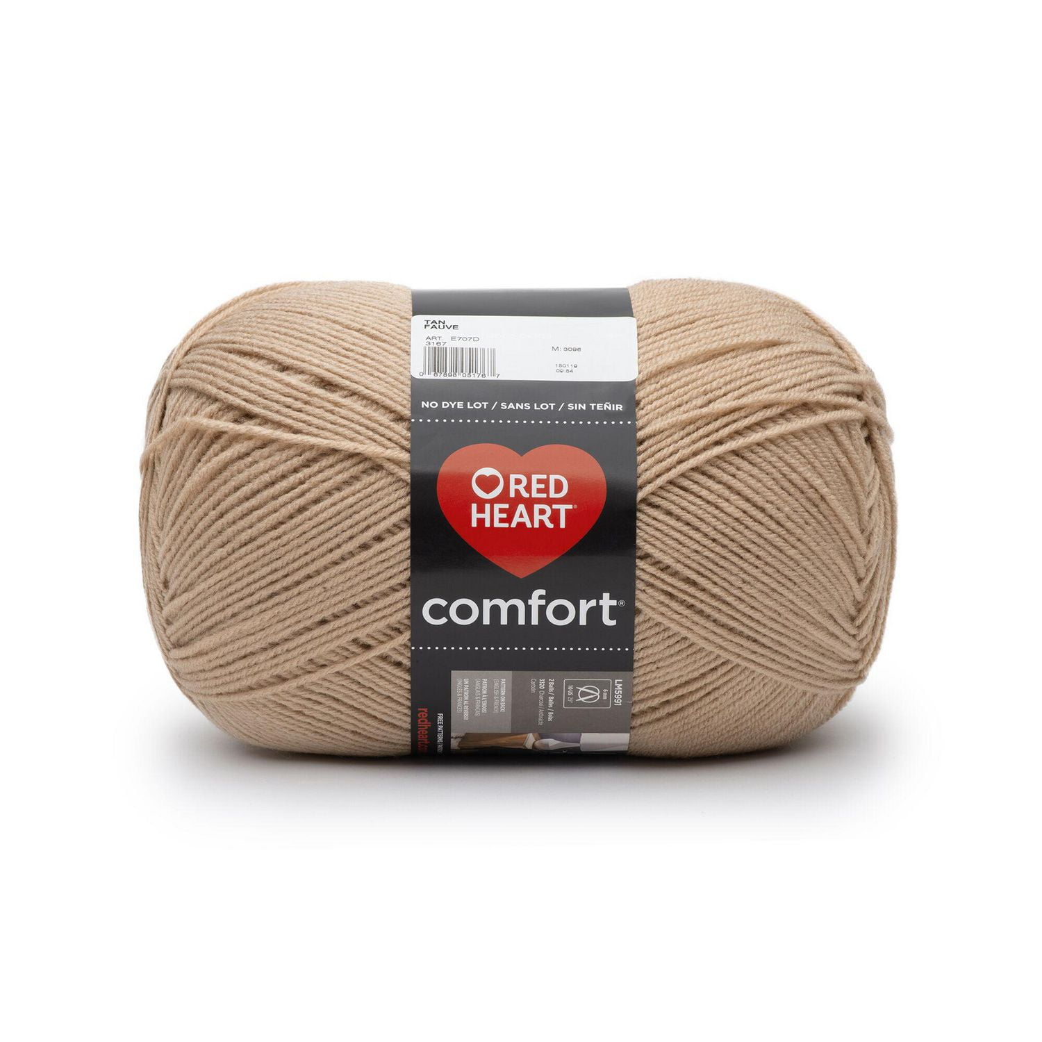 Red Heart® Fil Comfort®, Solide, Acrylique #4 Moyen, 16oz/454g, 867 Yards