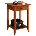 thumbnail image 3 of Convenience Concepts American Heritage End Table with Drawer in Cherry Wood, 3 of 6