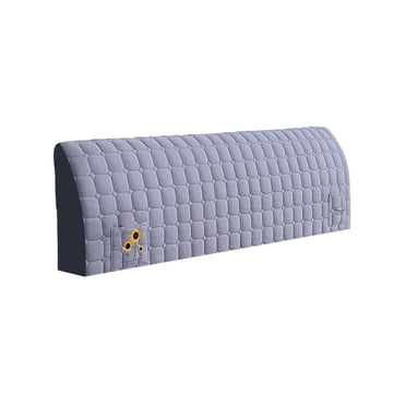 Têtes de Lit pour Lit Double Matelassées et Épaisses à Rayures Verticales Housse de Tête de Lit Couverture Complète Housse de Tête de Lit Anti-Saleté Mince et Épaisse Tête de Lit Universelle Légèrement Élastique et Extensible Lit Format Double