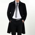 thumbnail image 4 of QueenLine Cashmere Natural Long Over Knee Jackets Loose Casual Woolen Coat, 4 of 19