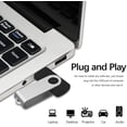 thumbnail image 2 of 5 Pcs Clé USB 4 Go Clé USB Clés USB (5 Couleurs : Noir Rouge Jaune Blanc Violet), 2 of 7