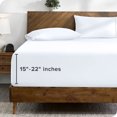 thumbnail image 1 of Bare Home Drap-Housse - Poche Extra Profonde de 22 Pouces - Premium 1800 Collection - Très Grand, Blanc, 1 of 7