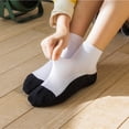 thumbnail image 4 of Penkiiy Baby Girl Ruffle Socks Combed Cotton, Infant Princess Dress Frilly Socks 1 -13 Years Black, 4 of 5