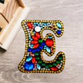 thumbnail image 2 of Christmas Letters Keychain 26 Letters Rhinestone Pendant, 2 of 8